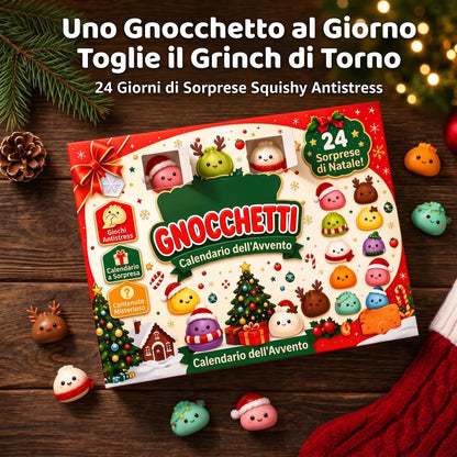 Calendario dell'Avvento 2026: 24 Squishy Raviolini