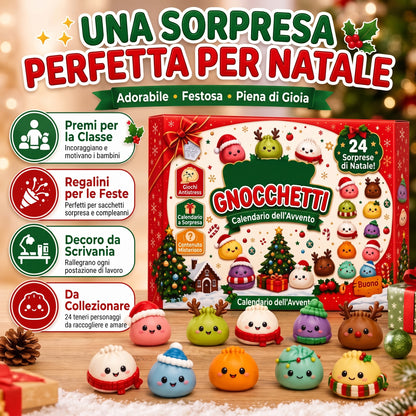 Calendario dell'Avvento 2026: 24 Squishy Raviolini